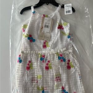 White Floral Dress for Kids
